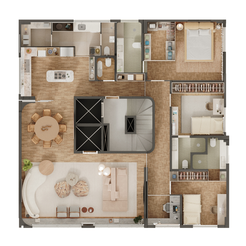 Planta do apartamento