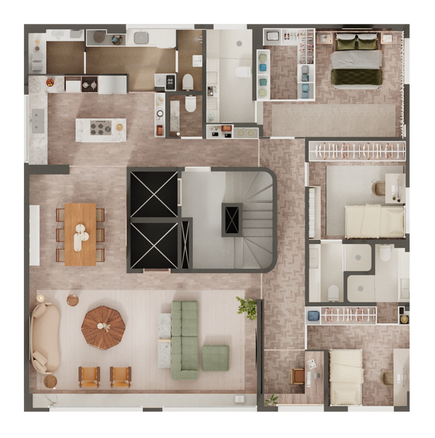 Planta do apartamento