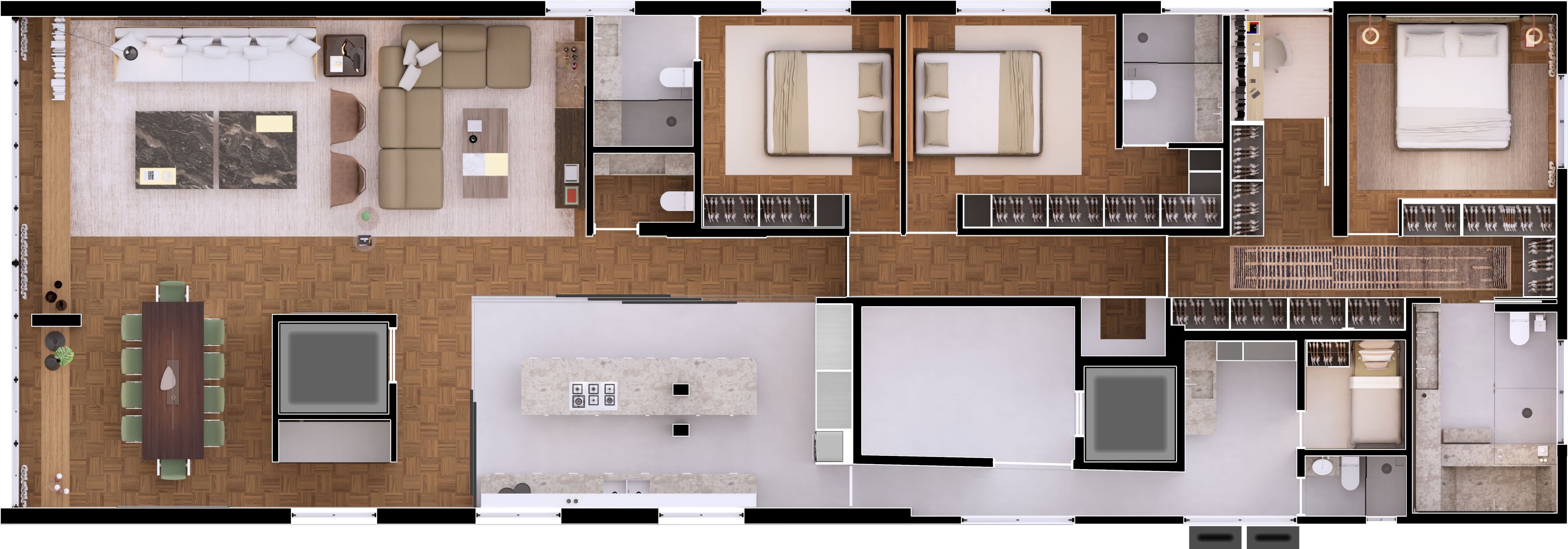 Planta do apartamento