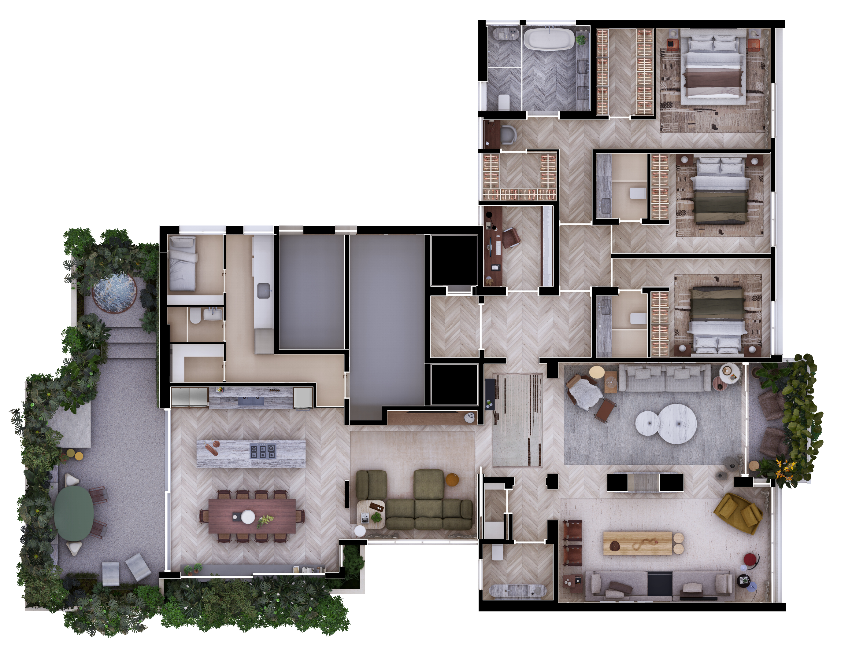 Planta do apartamento