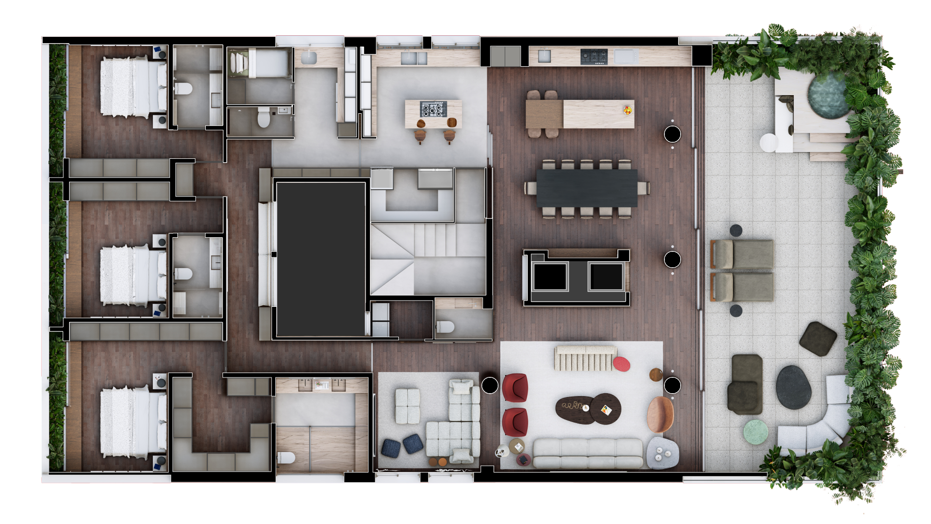 Planta do apartamento