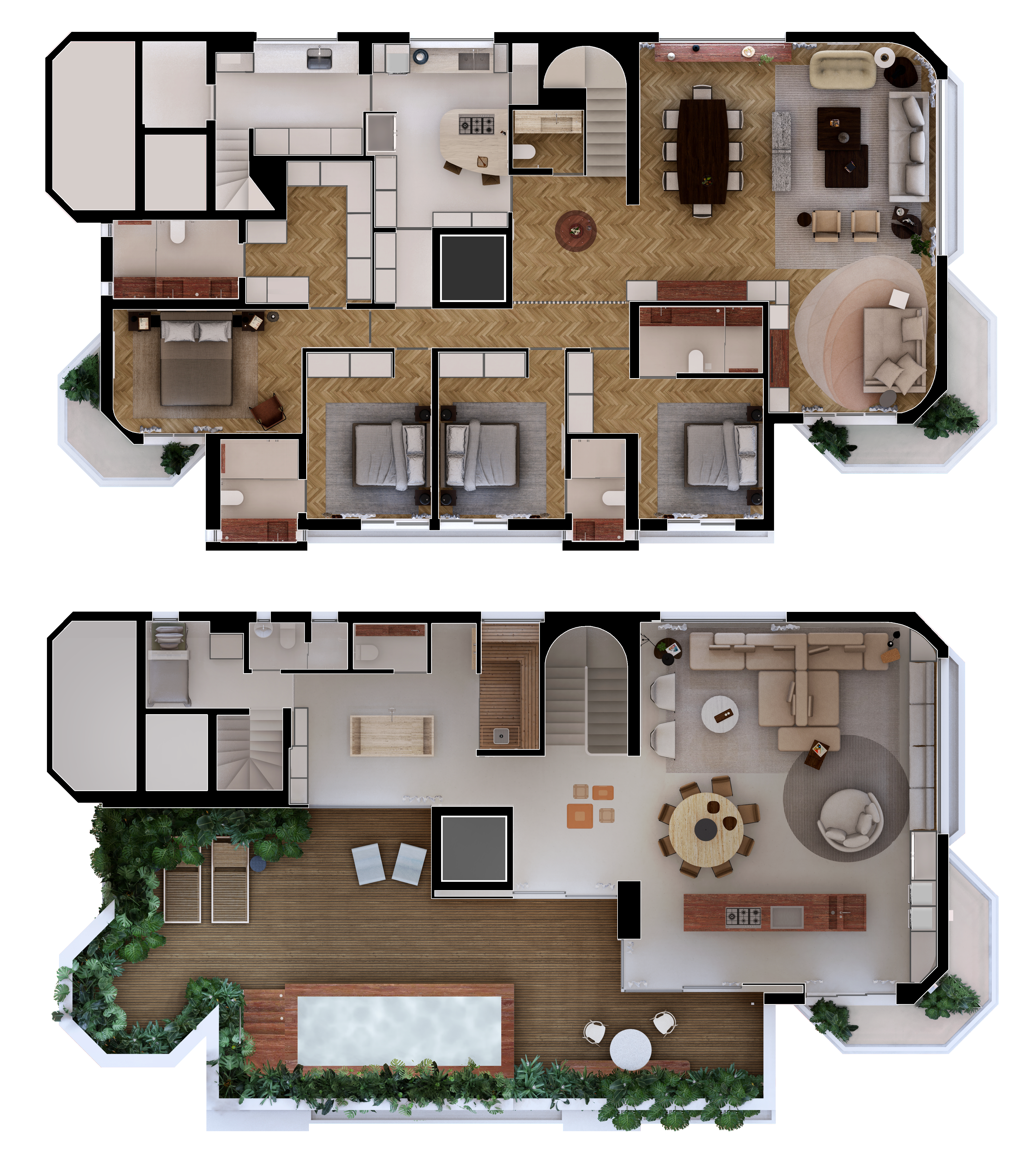 Planta do apartamento