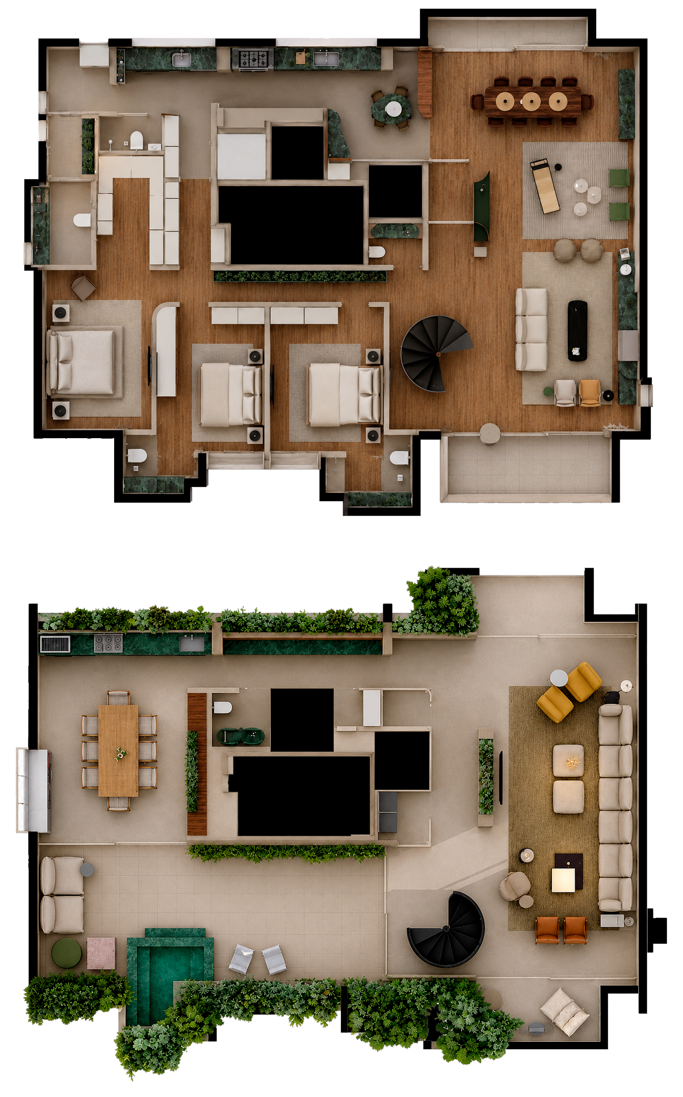 Planta do apartamento